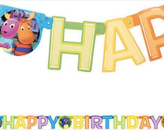 The Backyardigans Happy Birthday Banner 8ft Etsy