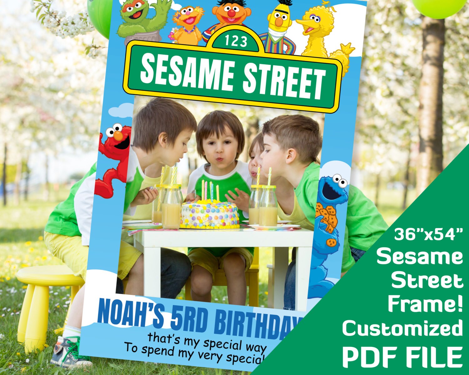 sesame street birthday party sesame street party decorations | Etsy