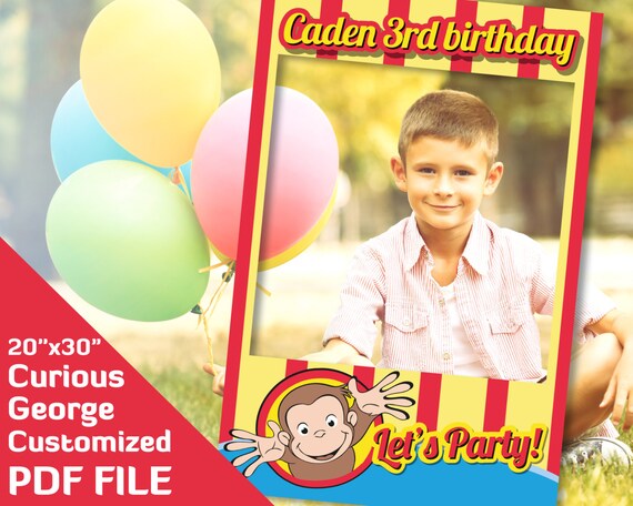 Curious George Party Favors Curious George First Birthday Etsy