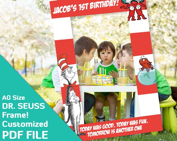 Dr Seuss 1st Birthday Decorations Dr Seuss Party Dr Seuss Etsy