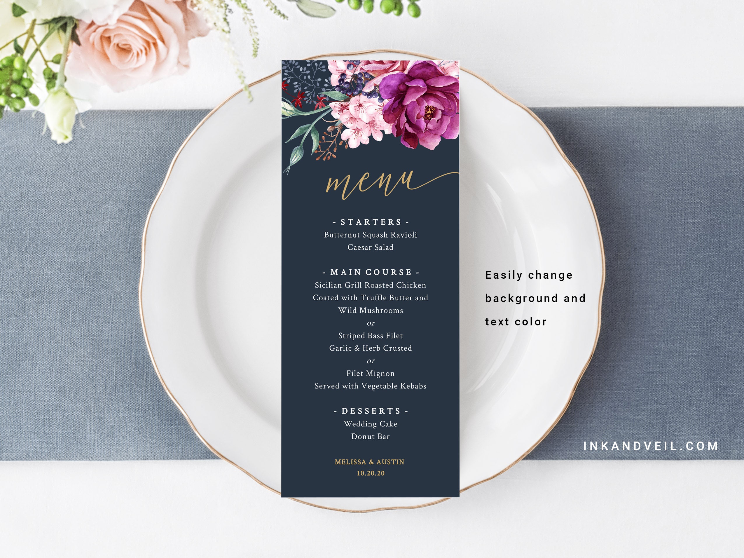 long or short menu for wedding long or short menu for wedding