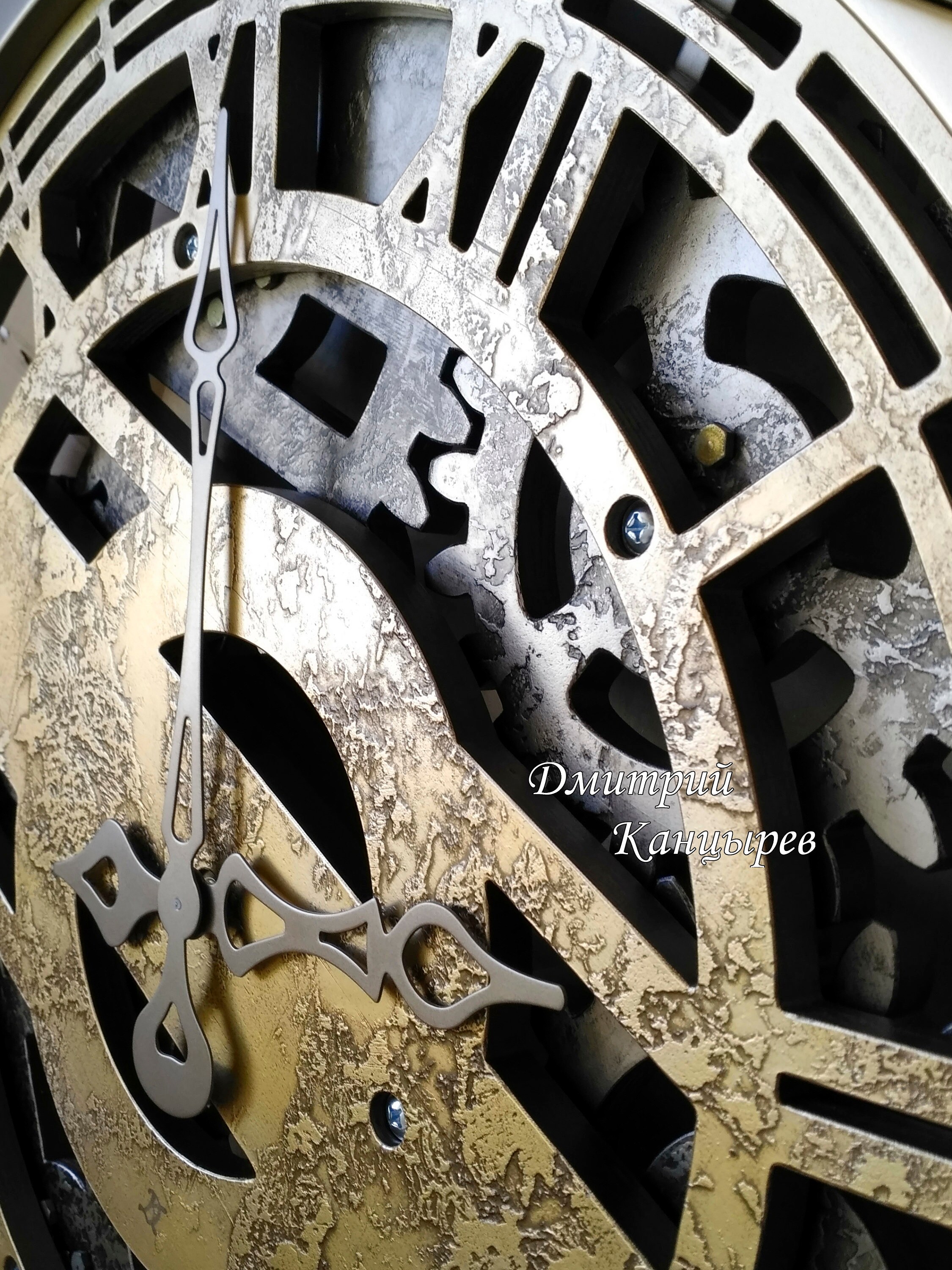 LARGE WALL CLOCKS Rotating Gears Clock Modern Wall Décor Etsy