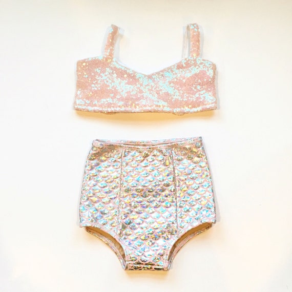 girls sequin swimsuit