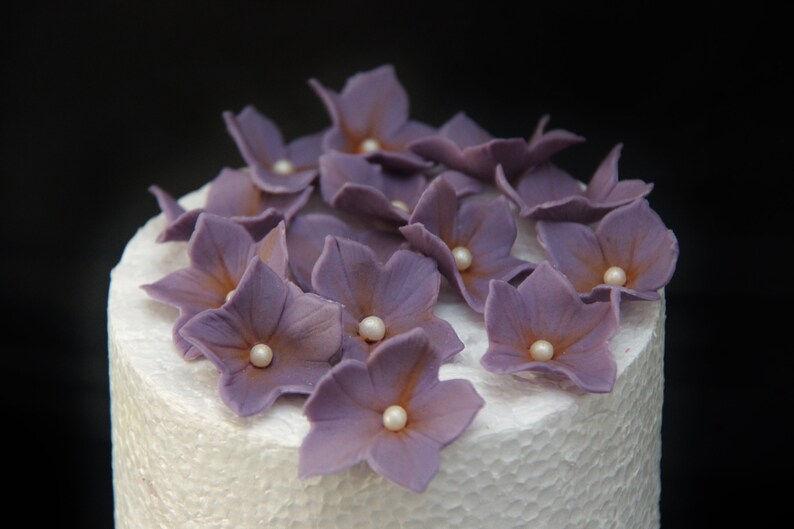 12 25 50 100 Handmade sugar flowers .Edible Wedding Etsy