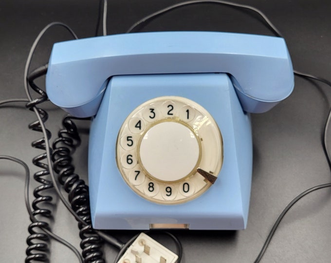 Vintage Rotary Landline Phone. Working Soviet Telephone. Sky Etsy