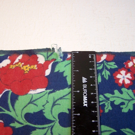 Soviet Dressmaking Fabric. 4.5 Meters of Flannel Cotton Fabric in One Listing Vintage Floral Flannel Fabric