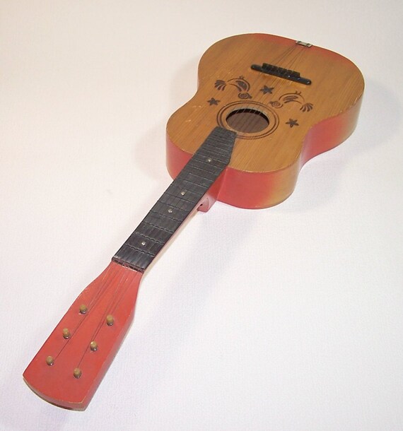 vintage toy guitar