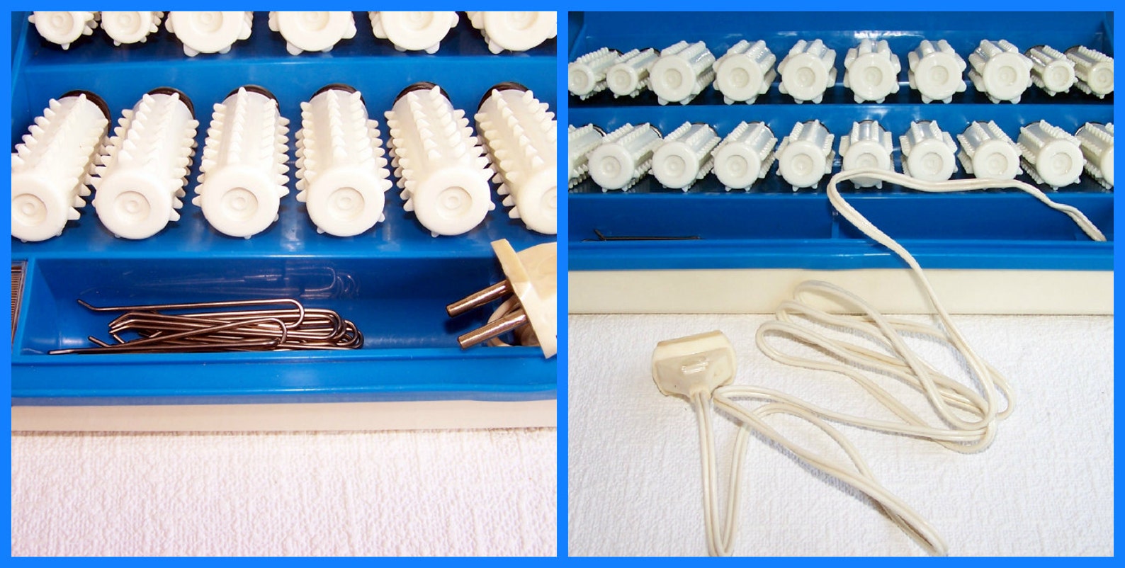 Vintage Electric Hot Hair Rollers. Soviet Heated Hair Rollers Etsy UK