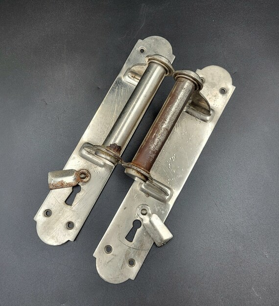 Set of 2 Vintage Door Handles. Antique Door Handle. Retro Door - Etsy