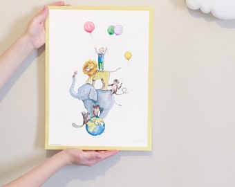 Boy Art Print Dier