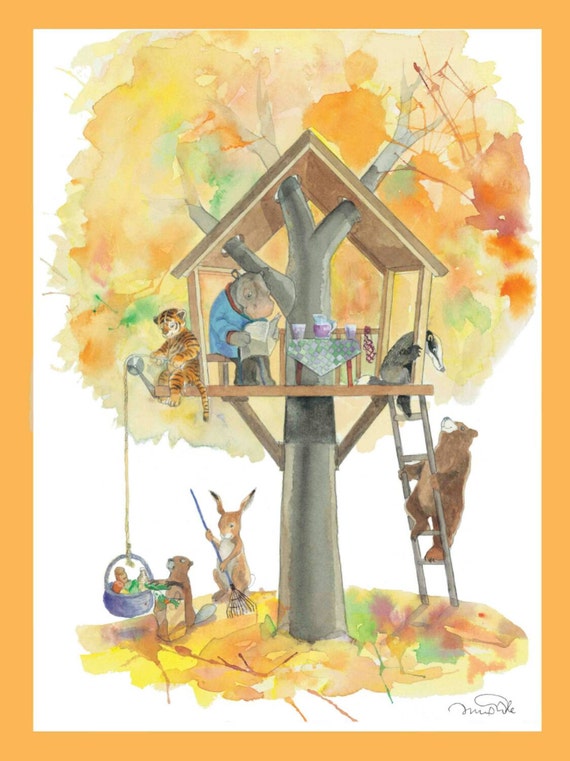 animal artwork for nursery