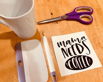 Mama Needs Coffee Mug Kit