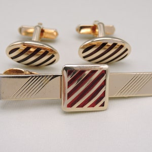 Vintage Anson Cuff Links and Tie Pin