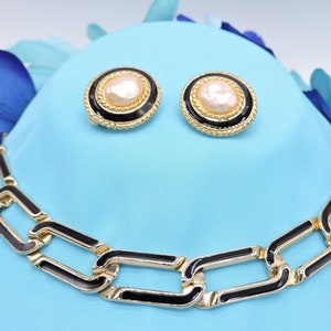 Necklace and Clip on Earrings Set, Costume Jewelry Set