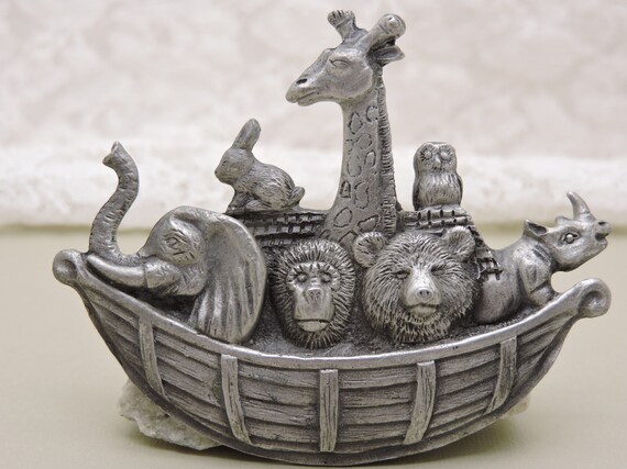 Noah's Ark Pewter Pin SpoonTiques - image 1