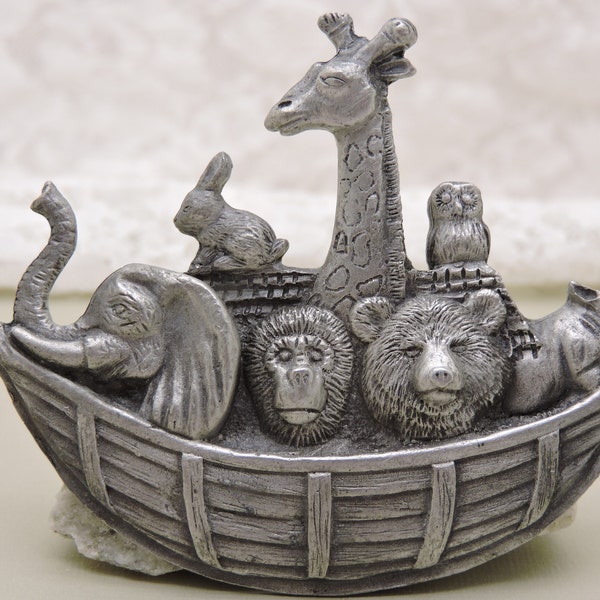 Noah's Ark Pewter Pin SpoonTiques