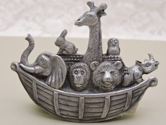 Noah's Ark Pewter Pin SpoonTiques - image 2