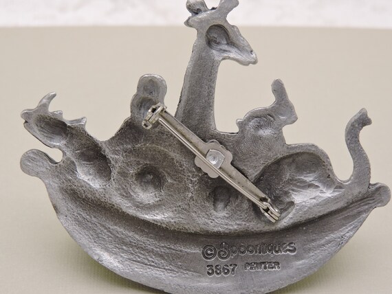 Noah's Ark Pewter Pin SpoonTiques - image 4