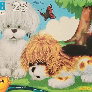 Vintage Pastel Pets Puzzle
