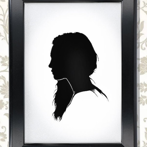 The Originals - Hayley Marshall-Kenner - Stampa ritratto silhouette
