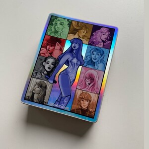 Taylor Swift Eras Tour Inspired Holographic Sticker Merch image 3