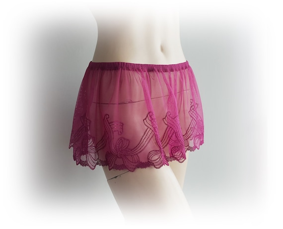 Rallonge de chemise rose fuchsia, Rallonge de jupe, Jupes pour pantalon,  Rallonge de slip, Mini jupon court -  France
