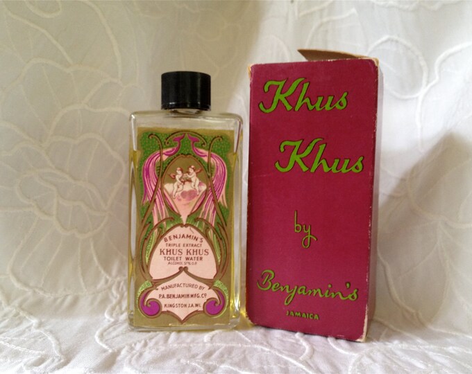 Vintage KHUS KHUS Triple Extrait Benjamins Jamaica Toilet Etsy