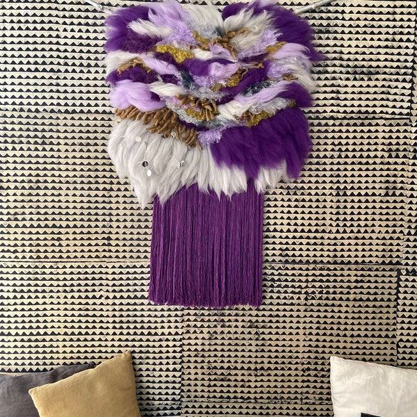 Tissage mural - PURPLE POWER