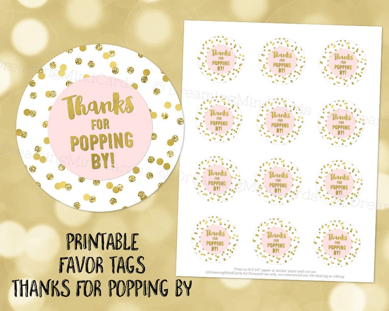 Printable Because of for Popping Via Like Tags Gentle Crimson Gold Confetti for Kid Shower Popcorn Immediate Electronic Obtain photo regarding Thanks for Popping by Printable named Printable Owing for Popping As a result of Desire Tags Mild Crimson Gold Confetti for Child Shower Popcorn Instantaneous Electronic Obtain