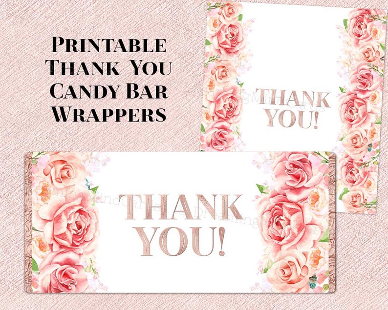 Printable Candy Bar Wrapper Labels Thank You Rose Gold Pink Etsy printable-candy-bar-wrapper-labels-thank-you-rose-gold-pink-etsy