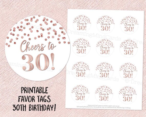 Instant Download Polka Dots Circles Printable Template Blue and Silver Confetti DIY Circle Tag Party Sticker Cupcake Toppers Editable