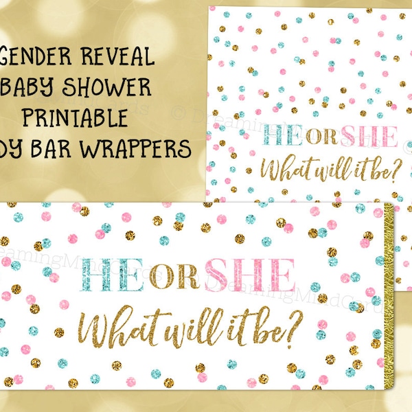 Gender Reveal Candy - Etsy