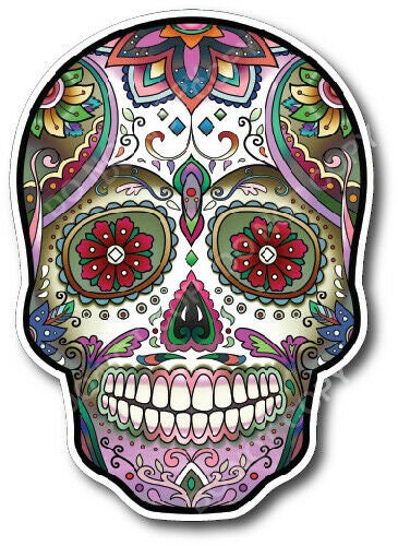 Los Angeles Baseball Sugar Skull Sticker Sticker for Sale by  DrDDesignsArts