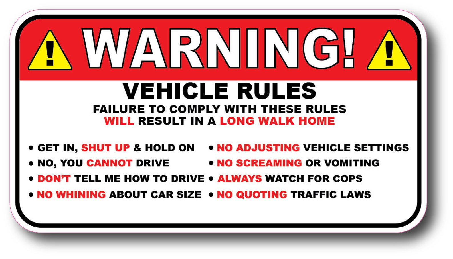 warning-vehicle-rules-instructions-safety-funny-adhesive-etsy