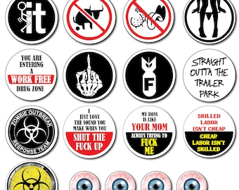 17pk 3M Funny Hard Hat Helmet Sticker Combo Hardhat Extreme Edition Toolbox