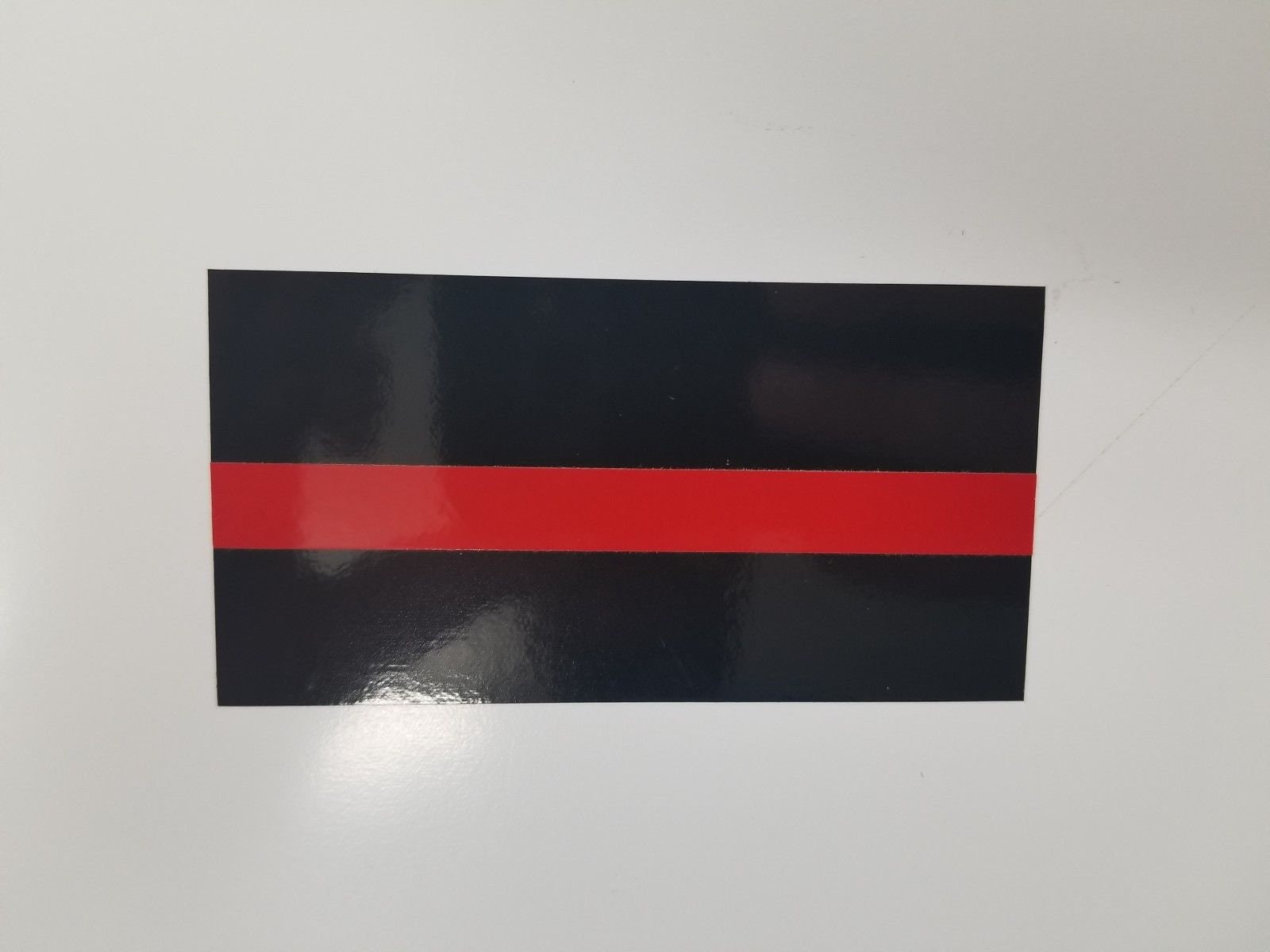 Reflective Thin Red Line Sticker Decal Firefighter Fireman TRL Support ...