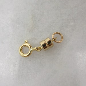 Magnetic Clasp Converter in Gold Filled, Magnet Necklace Convertor