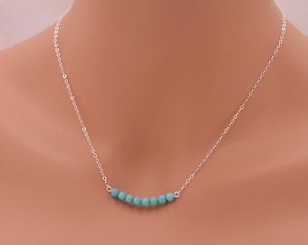 Daisy Bar turquoise necklace