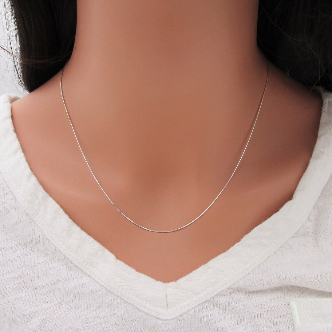 ★Hei★ [sv925] essential cubic snake chain necklace MUSINSA | HEI [sv925] essential cubic snake chain necklace