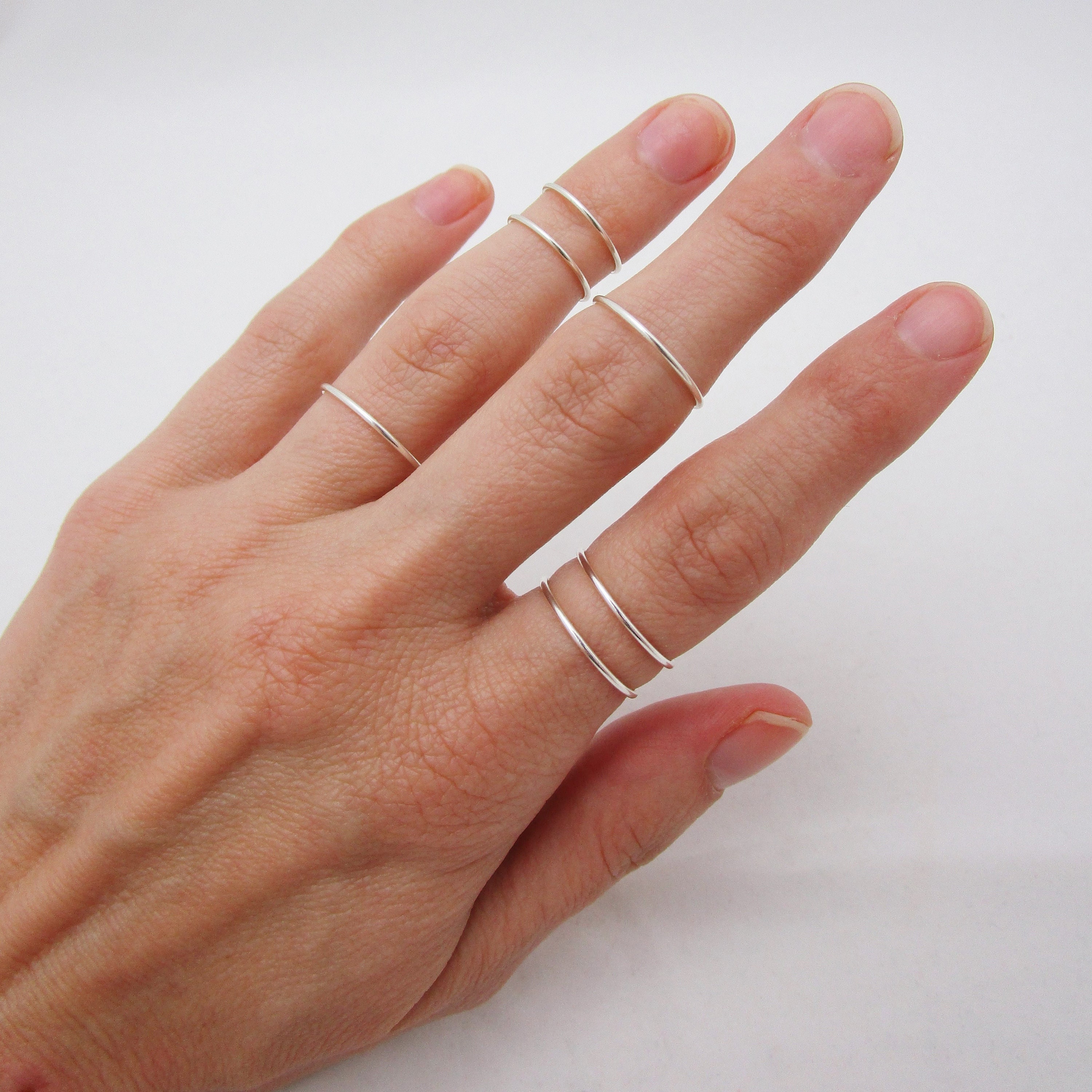 Thin rings set deals