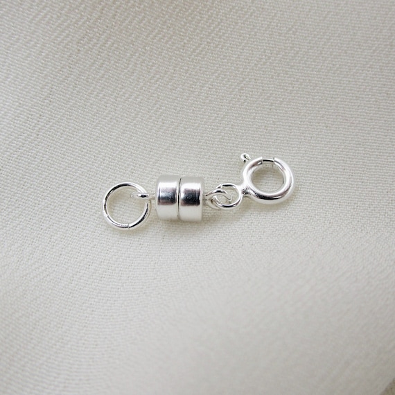 Magnetic Clasp Converter in Sterling Silver, Strong Magnet