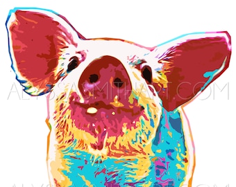 Pig Art Print