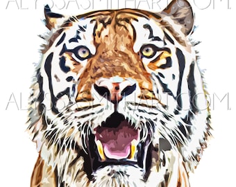 Natural Tiger Print