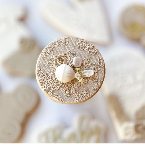 Pattern Embosser Fondant Stamp Acrylic Embosser for Cookies Etsy