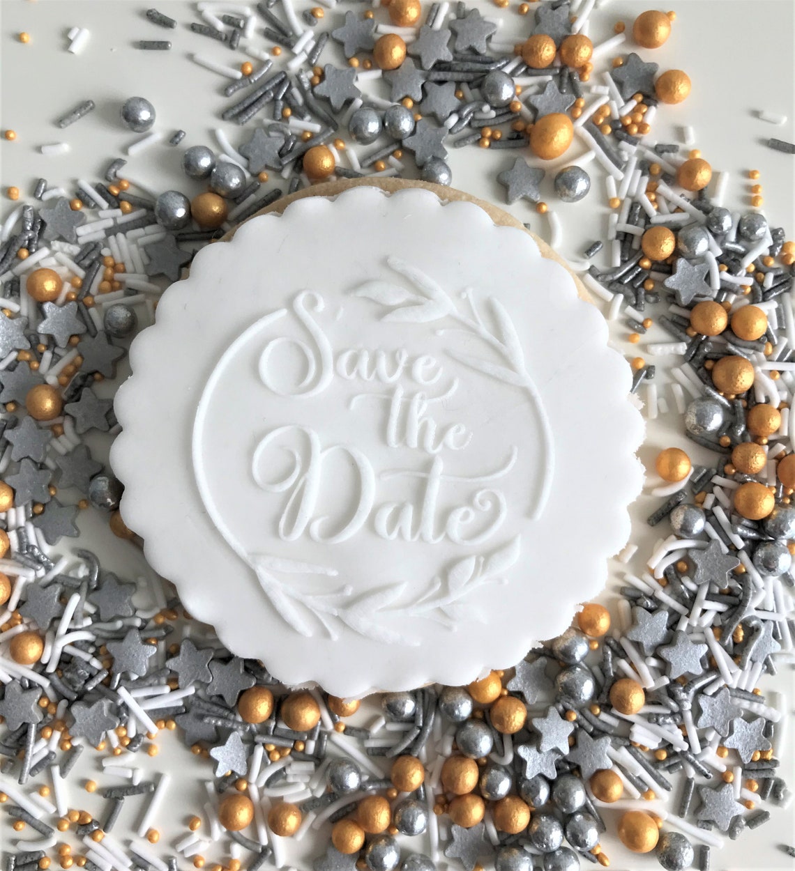 Save the Date Wedding Embosser Stamp. Engagement Wedding Etsy