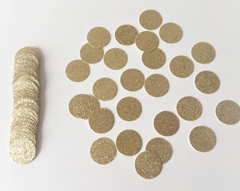 Glitter Confetti Cirkels. Verjaardag Tafel Scatter Decor.