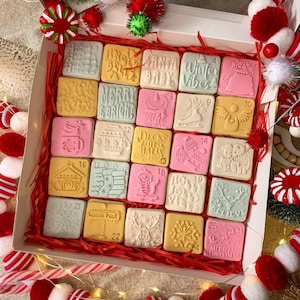 Advent Calendar Mini Cookie Cutters Set of 24 