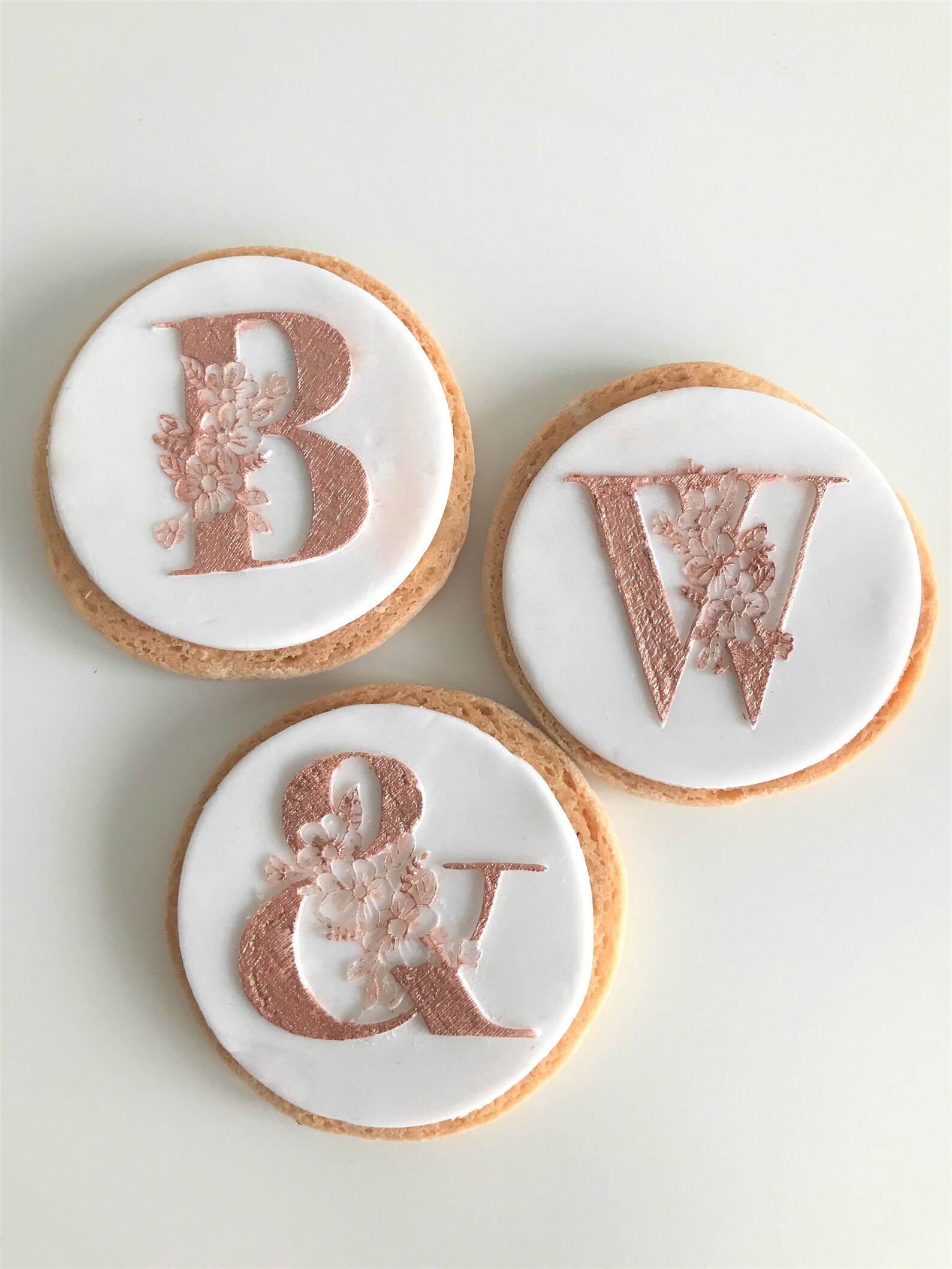 Floral Alphabet Embosser Set with Ampersand. Acrylic Fondant Etsy