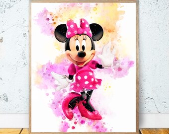 セット 6 ディズニー 印刷可能アート、ディズニー プリント