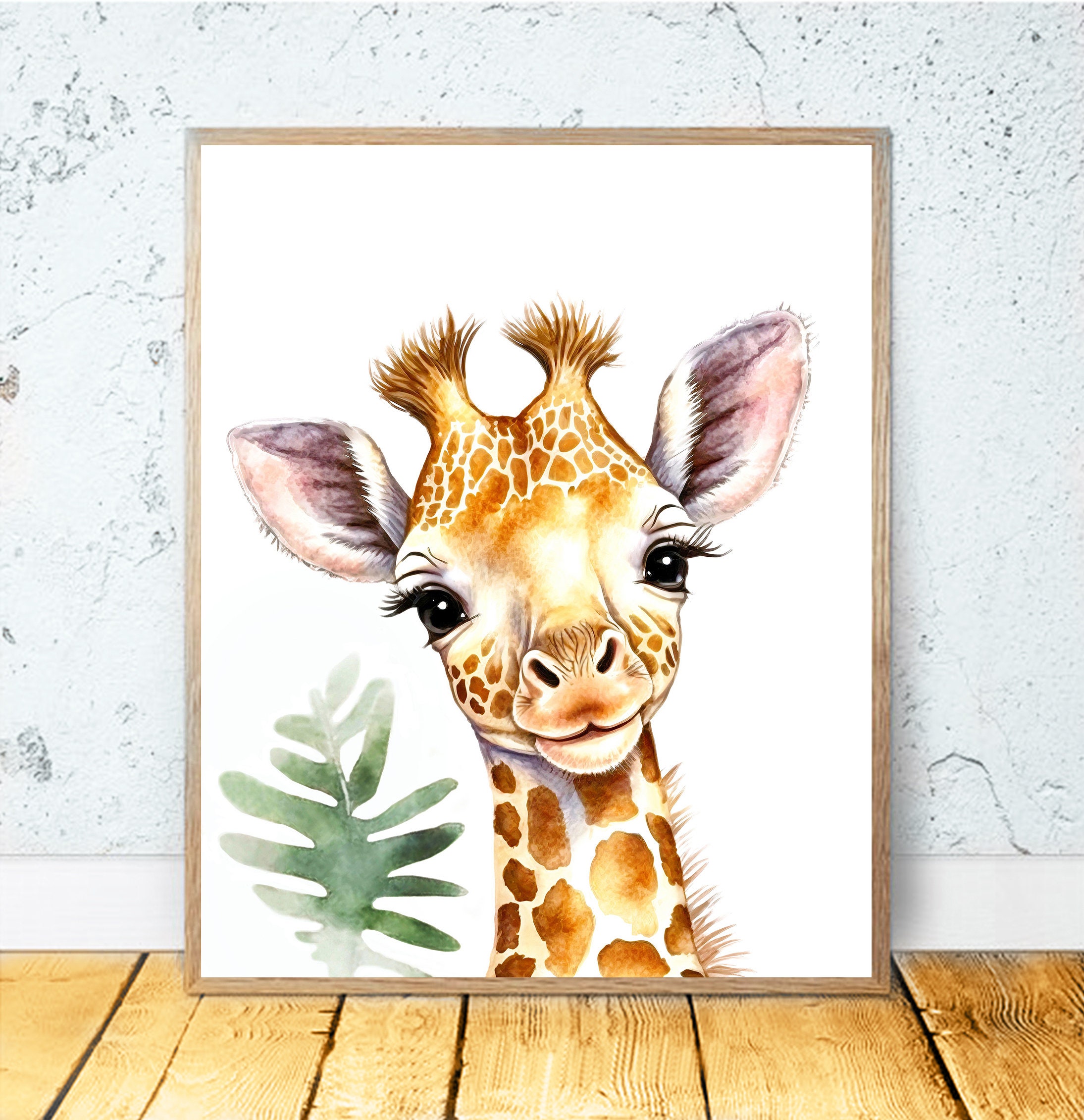 Set of 6 Baby Animals, PRINTABLE WALL ART Nursery Decor, Watercolor ...